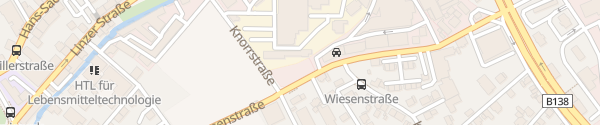 Karte Automaten- und Ladepark Wiesenstraße Wels