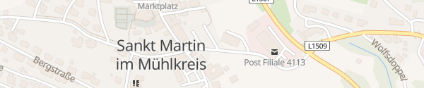 Karte Dorfparkplatz St. Martin im Mühlkreis