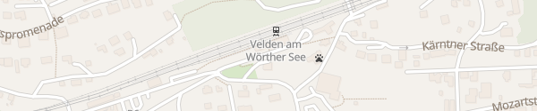 Karte Bahnhof Velden am Wörthersee