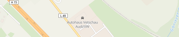 Karte Autohaus Vetschau Vetschau/Spreewald