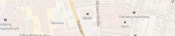 Karte REWE Fürstenwalde/Spree