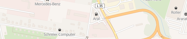 Karte Aral Tankstelle Friedenstraße Fürstenwalde/Spree