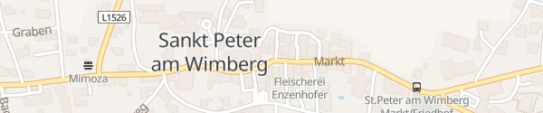 Karte Marktplatz Sankt Peter am Wimberg