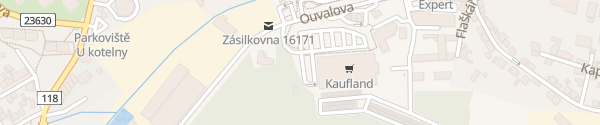 Karte Kaufland Slaný
