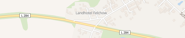 Karte Landhotel Felchow Schwedt/Oder