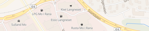 Karte Esso Deli de Luca Langneset Mo i Rana