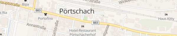 Karte Österreichischer Hof Pörtschach am Wörther See