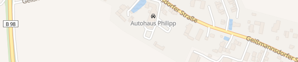 Karte Autohaus Philipp Bischofswerda