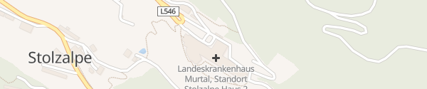 Karte Landeskrankenhaus Murtal Stolzalpe