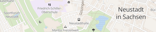 Karte Parkplatz Götzingerstraße Neustadt in Sachsen