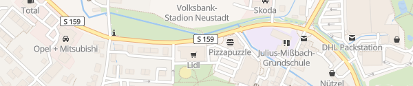 Karte Lidl Neustadt in Sachsen