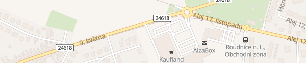 Karte Kaufland Roudnice nad Labem