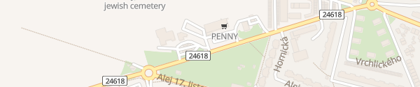 Karte Penny Hornická Roudnice nad Labem