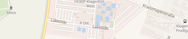 Karte Parkplatz Lakeside Park Klagenfurt am Wörthersee