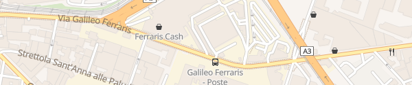 Karte Via Galileo Ferraris Neapel