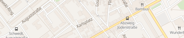Karte Karlsplatz Schwedt/Oder
