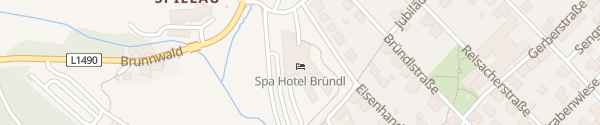 Karte Hotel Bründl Spielau