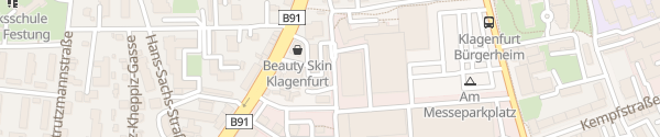 Karte Messegelände Klagenfurt