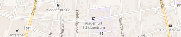 Karte HTL Mössingerstrasse Klagenfurt