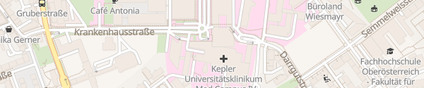 Karte E-Bike Ladestation Landesfrauen- und Kinderklinik Linz