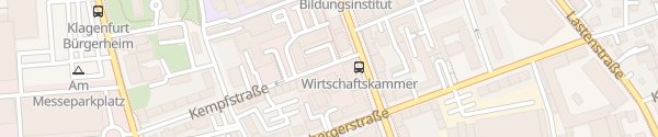 Karte WKO / WIFI Kärnten Klagenfurt am Wörthersee
