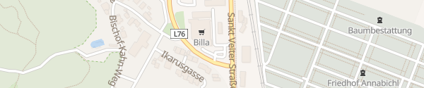 Karte Billa Plus St. Veiterstraße Klagenfurt