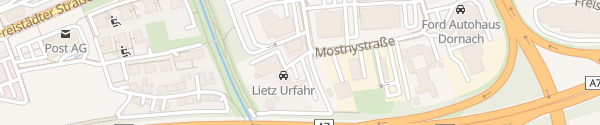 Karte Autohaus Lietz-Urfahr Linz