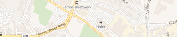 Karte Hofer Schlachthofstraße Klagenfurt am Wörthersee