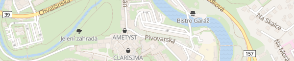 Karte P2 Parkoviště Pod poštou Český Krumlov