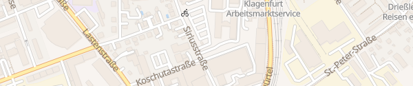 Karte Siriusparkplatz Klagenfurt