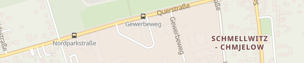 Karte Querstraße Q48 Cottbus