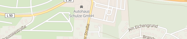 Karte VW, Skoda, Audi Autohaus Schulze Cottbus