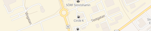 Karte Circle K Simrishamn