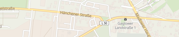 Karte Agip Tankstelle Hänchener Straße Cottbus