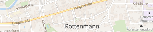 Karte Parkplatz Raiffeisenbank Rottenmann