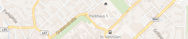 Karte Parkhaus Grabenstraße Sankt Veit an der Glan