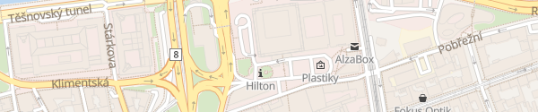 Karte Hilton Prag