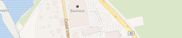 Karte Bauhaus České Budějovice