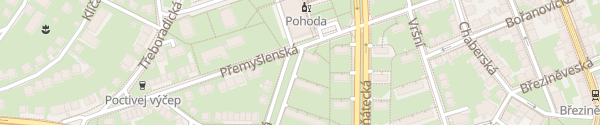 Karte Služská lampa 3 Praha