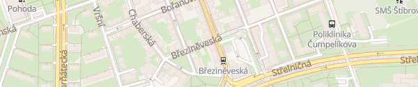 Karte Březiněveská lampa 2 Praha