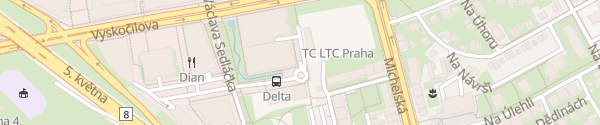 Karte Delta Praha