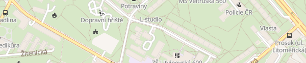 Karte Trafostanice 2443 Litvínovská Praha