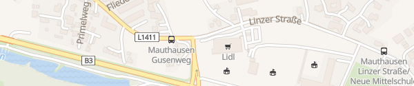 Karte Lidl Mauthausen