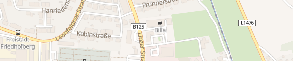 Karte Billa Linzer Straße Freistadt