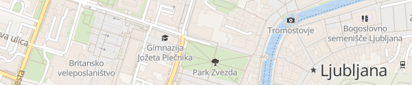 Karte Parkhaus Kongress Ljubljana