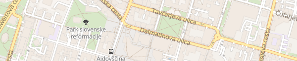 Karte Dalmatinova ulica Ljubljana