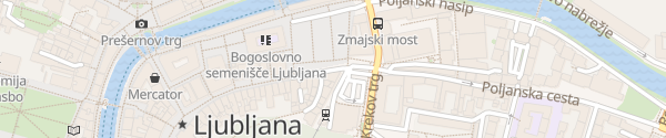 Karte Vodnikov trg Ljubljana