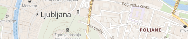 Karte Streliška ulica Ljubljana