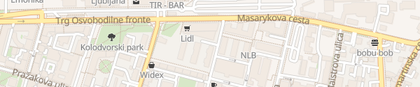 Karte Lidl Masarykova Ljubljana