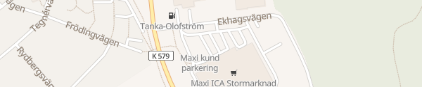 Karte ICA Maxi Stormarknad Olofström